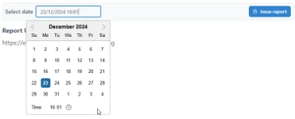 Calendar picker
