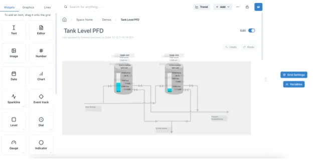 Edit content example