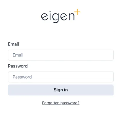 A screenshot of a login form Description automatically generated