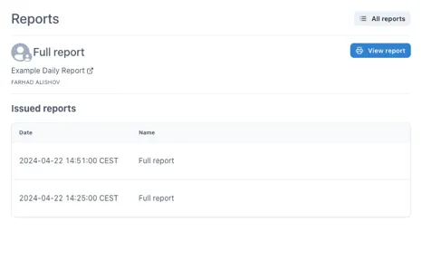 A screenshot of a report Description automatically
generated